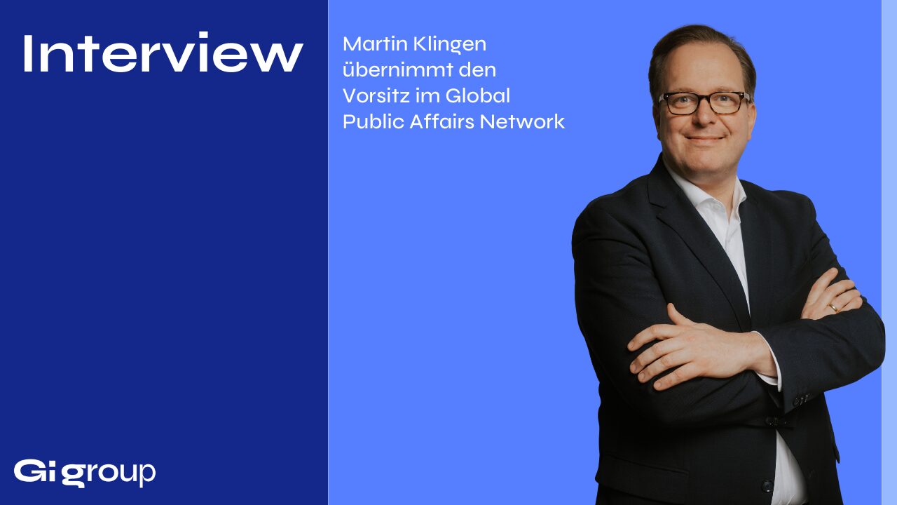 Blogbeitrag Martin Klingen übernimmt den Vorsitz im Global Public Affairs Network